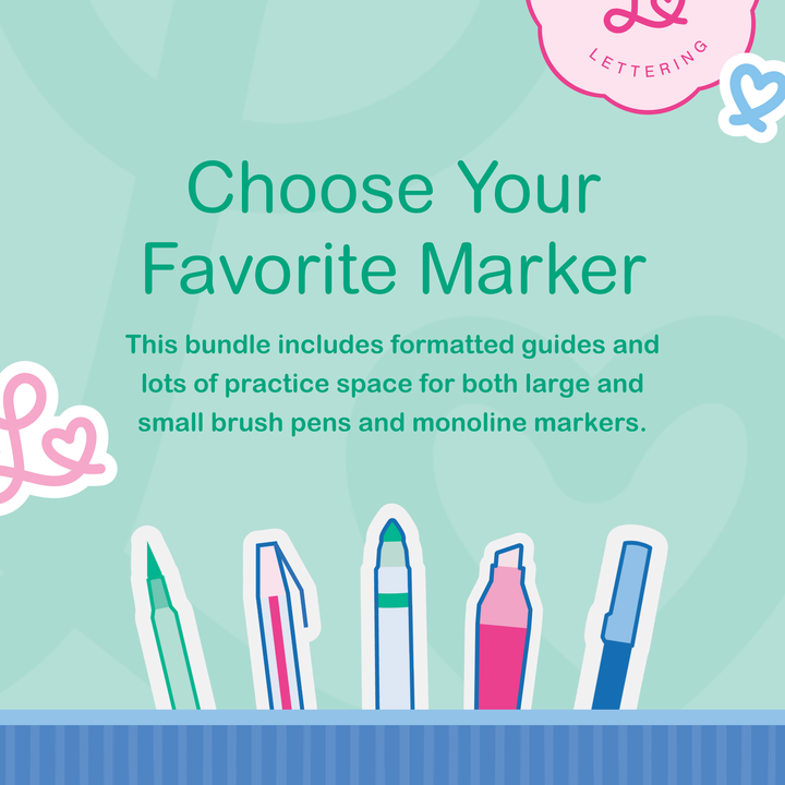 Alphabet Lettering Worksheet Bundle