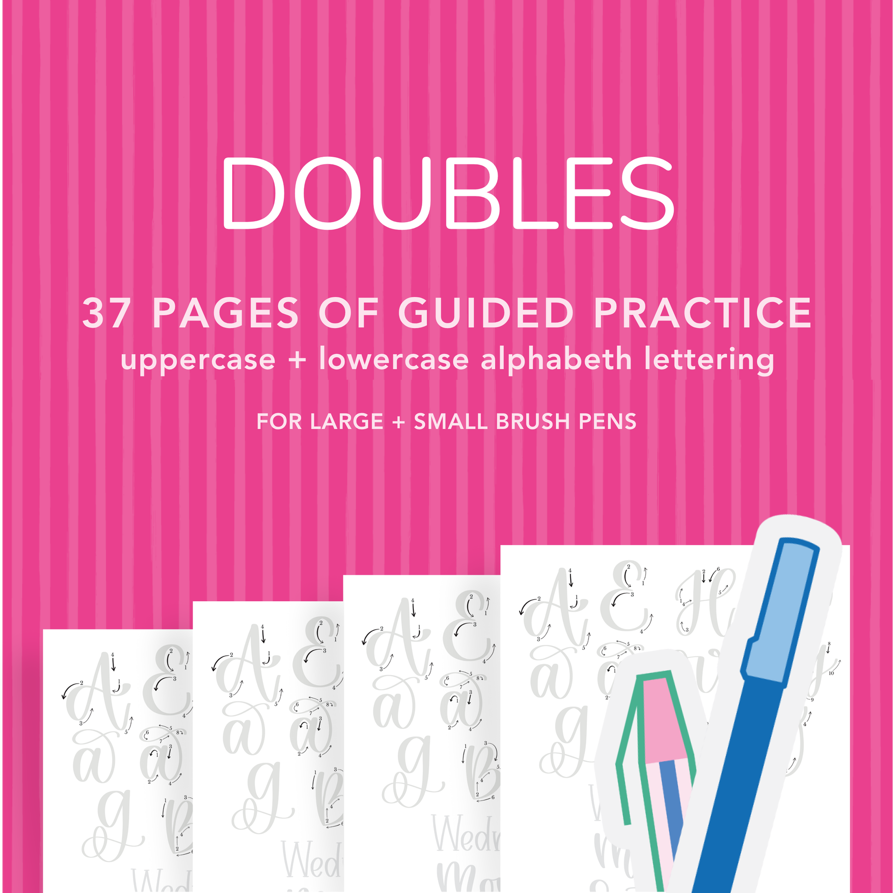 Double Abc Doubles Alphabet Lettering Worksheet – Shop Lovable Letters